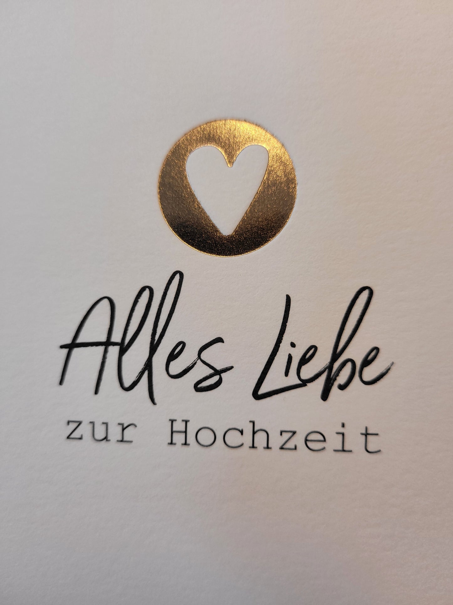 Klappkarte "Hochzeit" mit Kuvert im 3er Set