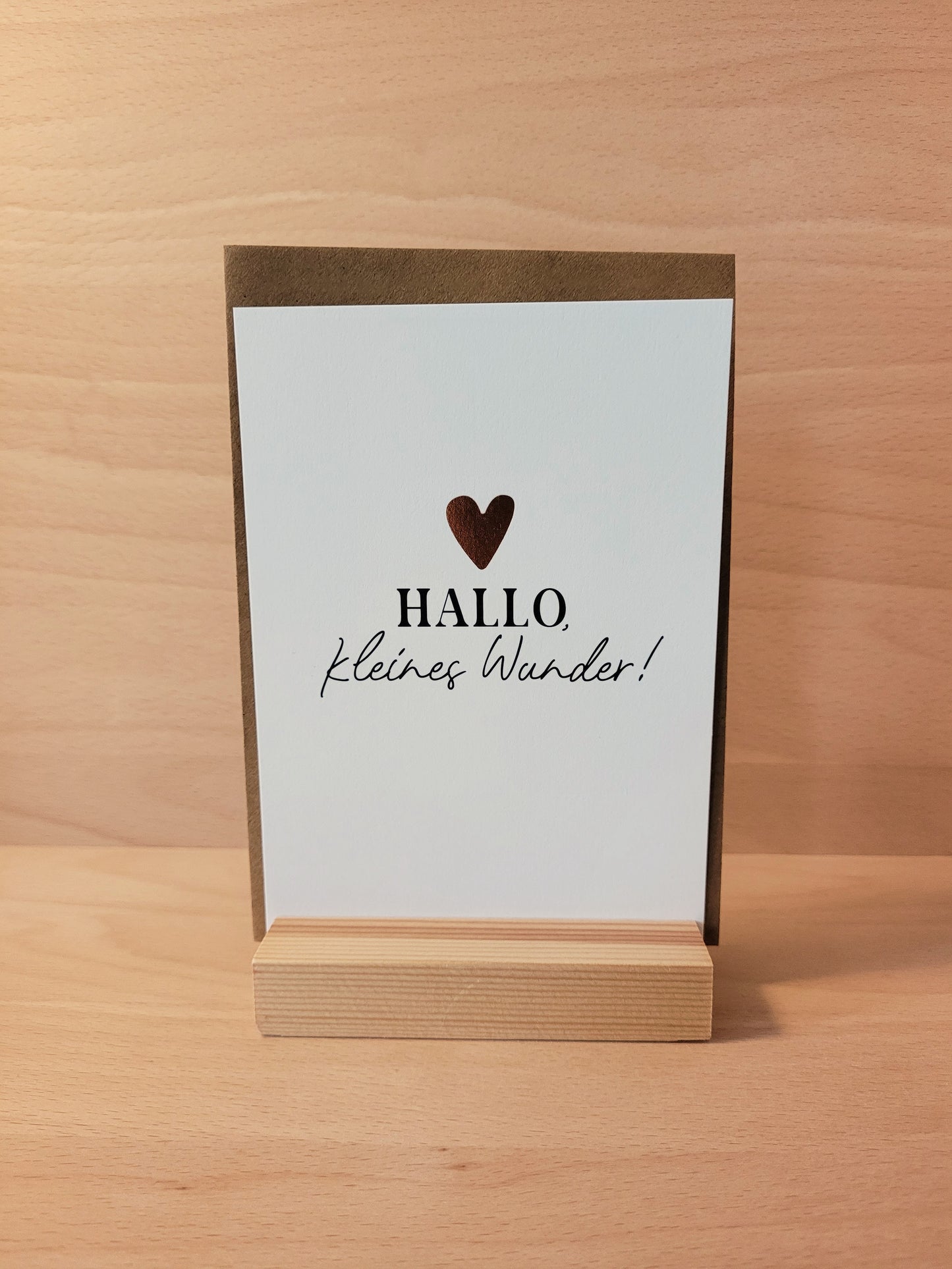 Postkarte "Kleines Wunder" mit Kuvert im 3er Set