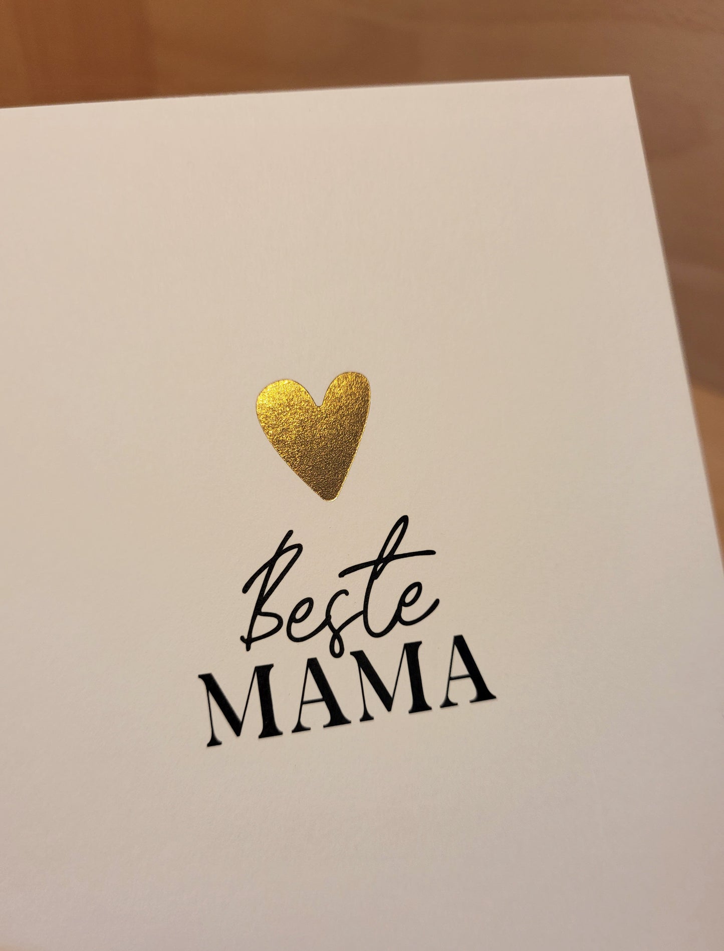 Postkarte "Beste Mama" mit Kuvert im 3er Set